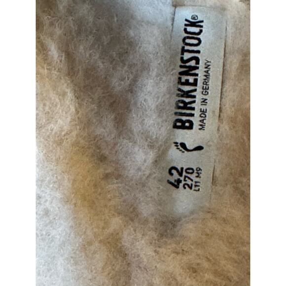 Birkenstock Arizona Rivet Wool Felt Two Strap Slip On  Sandals sz 42 11(W) 9(M) - Picture 6 of 8